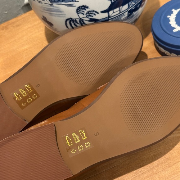 Brand New Madewell Caramel Leather Loafers Size 9 - Picture 4 of 4
